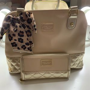 Betsey Johnson bag and wallet